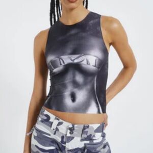JadedLondon printed crop top